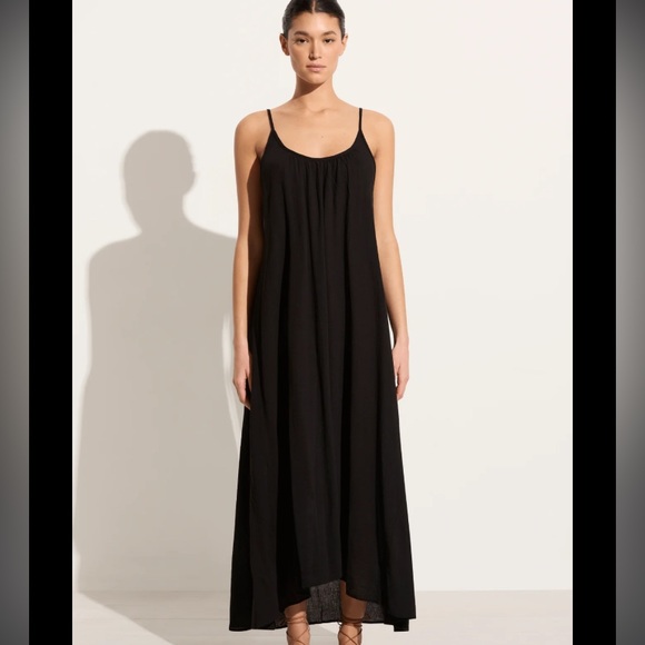 Beautiful Adrienne Vittadini long black cocktail dress!! - Picture 1 of 9